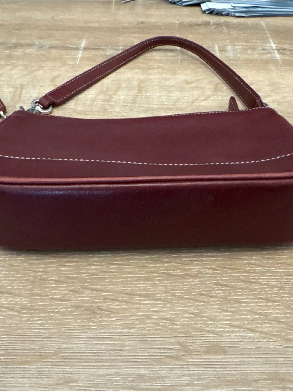 Vintage Coach Hamptons Demi Pouch Baguette 7785